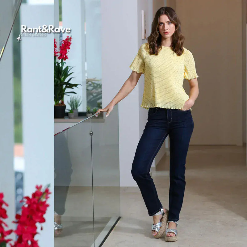 Rant & Rave Lola  Straight Jeans | Med Blue RR41-N28