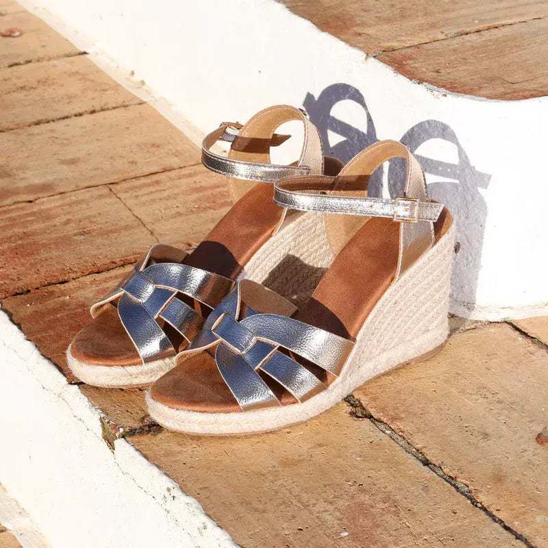 Rant & Rave  Mary Ann  Wedge Sandals | Champagne RRSH-071