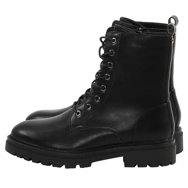 Rant & Rave Mona Flat Boots | Black RRSH-069