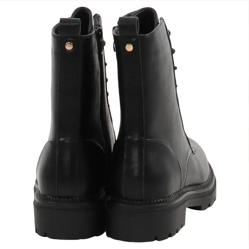 Rant & Rave Mona Flat Boots | Black RRSH-069