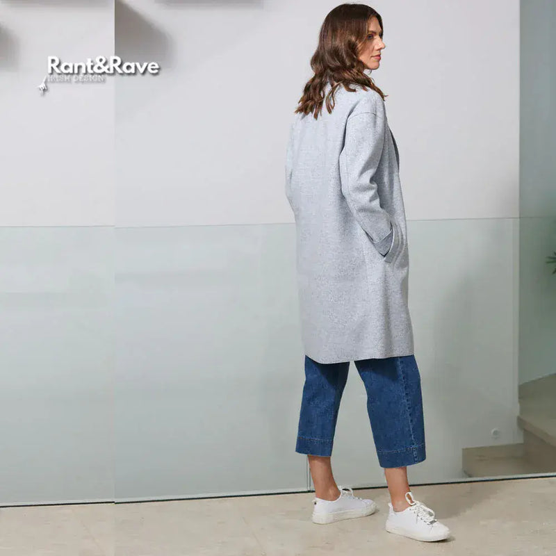 Rant & Rave Tavie Crop Flare Jeans | Med Blue RR41-N18