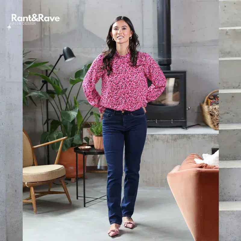 Rant & Rave Vera Straight Jeans | Indigo RR42-O22