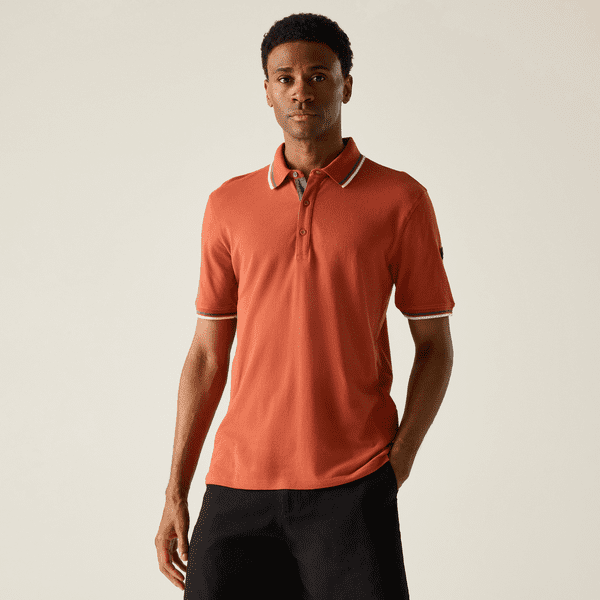 Regatta Adryan Polo Shirt | Brick RMT002