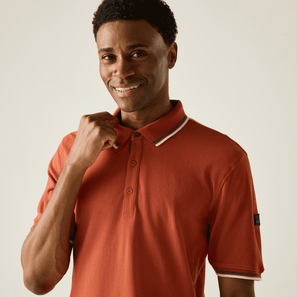 Regatta Adryan Polo Shirt | Brick RMT002