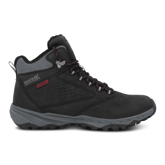 Regatta Amble Waterproof Walking Boots |  Black/Red RMF1064