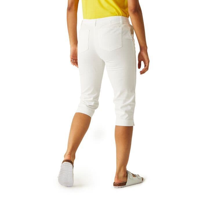 Regatta Bayletta Women's Capri Trousers | White RWJ307