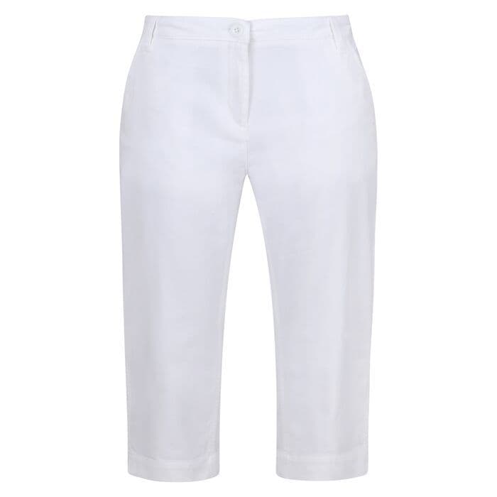 Regatta Bayletta Women's Capri Trousers | White RWJ307
