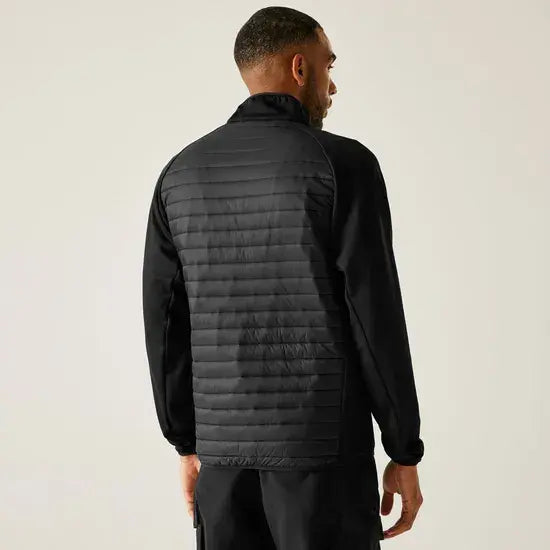 Regatta Clumber Hybrid Jacket | Black RMN312