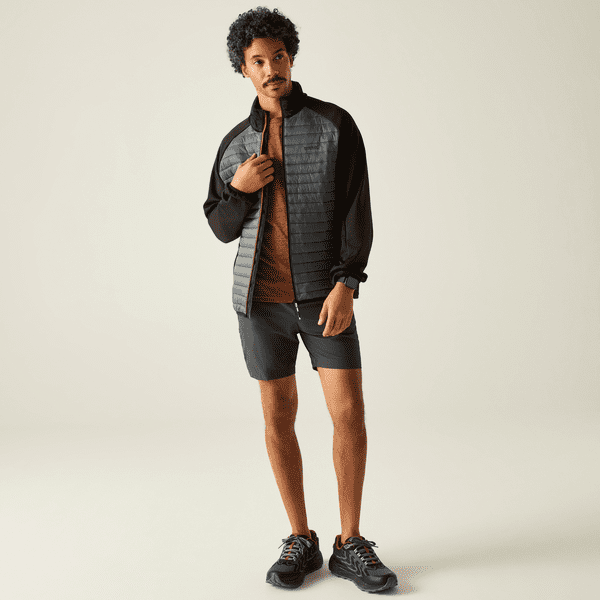 Regatta Clumber Hybrid Jacket | Dark Storm RMN312