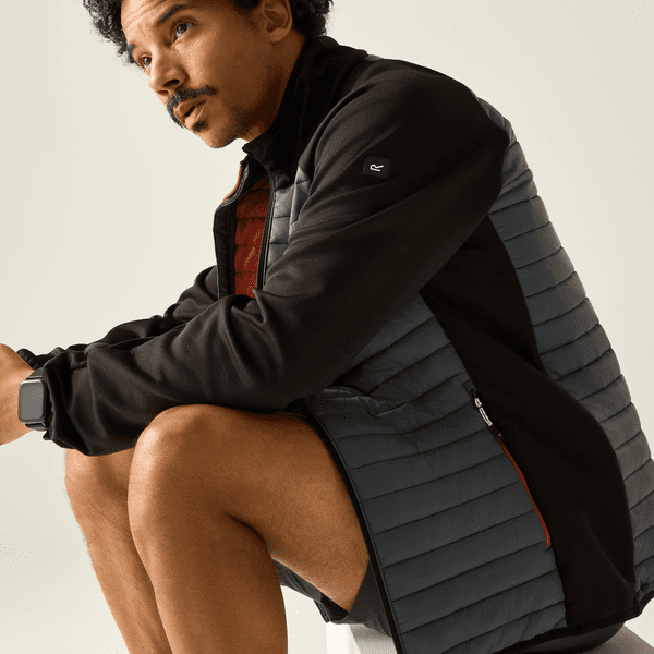 Regatta Clumber Hybrid Jacket | Dark Storm RMN312