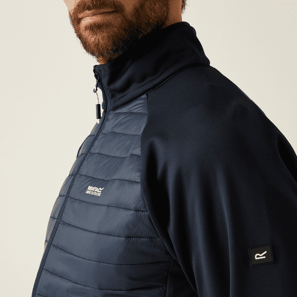 Regatta Clumber Hybrid Jacket | Navy RMN312