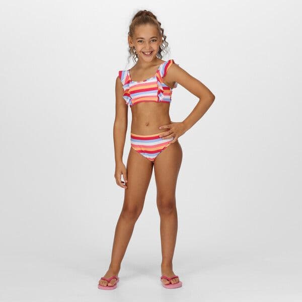 Regatta Dakaria Swim Set - Kids Bikini  | Multi Stripe RKM031