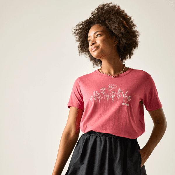 Regatta Filandra VX T-Shirt | Slate Rose Floral RWT327