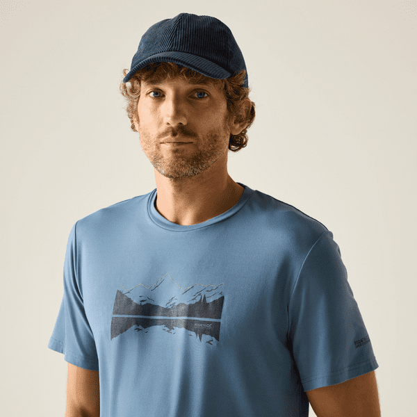 Regatta  Fingal Stretch T-Shirt |  China Blue RMT342