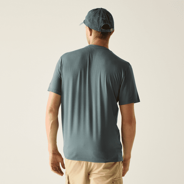 Regatta  Fingal Stretch T-Shirt |  Dark Storm RMT342