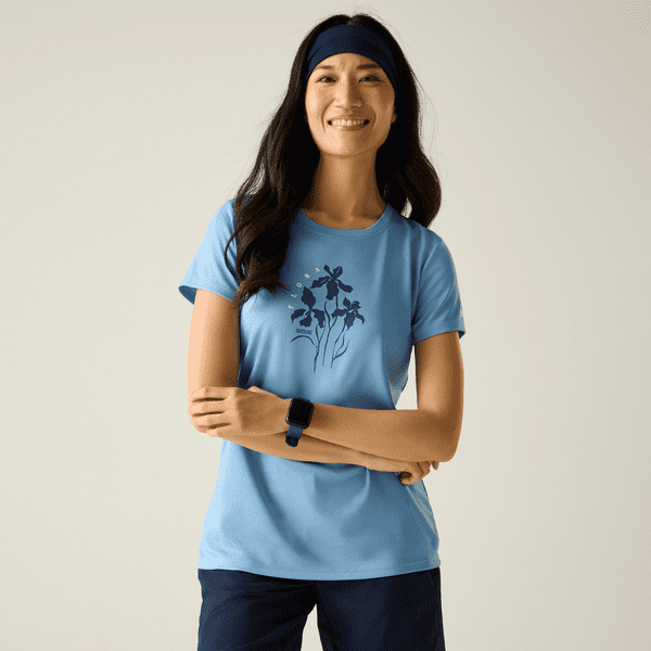 Regatta Fingal T-Shirt | Washed Denim RWT370