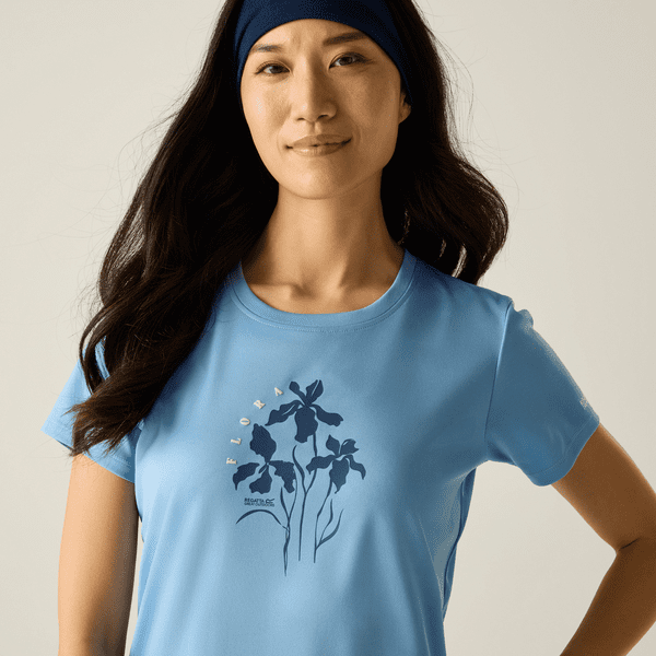 Regatta Fingal T-Shirt | Washed Denim RWT370