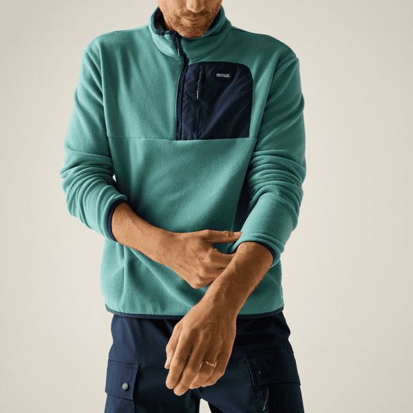 Regatta Frankie Full Zip Fleece | Arctic/Navy RMA684