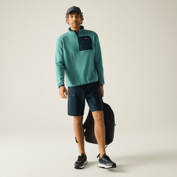 Regatta Frankie Full Zip Fleece | Arctic/Navy RMA684