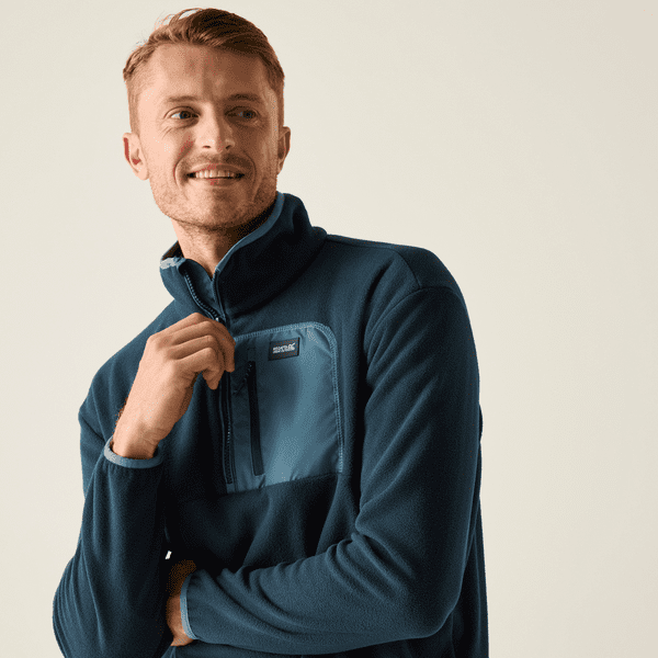 Regatta Frankie Full Zip Fleece | Navy / China Blue RMA684