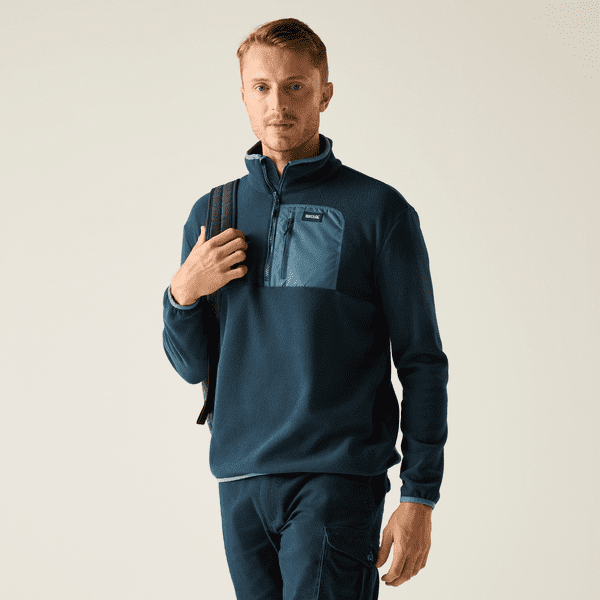 Regatta Frankie Full Zip Fleece | Navy / China Blue RMA684