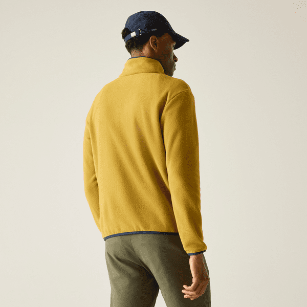Regatta Frankie Full Zip Fleece | Wood Brown / Navy RMA684