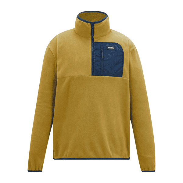 Regatta Frankie Full Zip Fleece | Wood Brown / Navy RMA684
