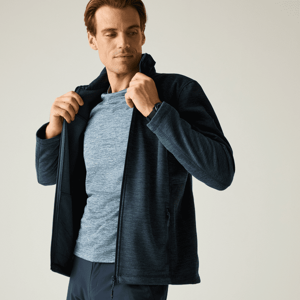 Regatta Highton Full Zip Midlayer Fleece |  Night Sky / Navy RMA690