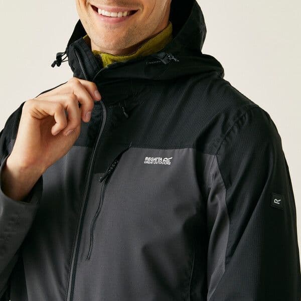 Regatta Highton Jacket | Ash/Black RMW424
