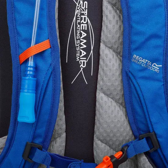 Regatta Highton V2 35L Backpack |  Oxford Blue Seal Grey Blaze Orange EU273