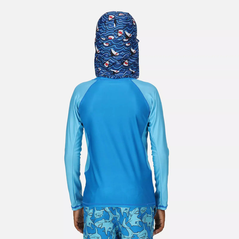 Regatta Hoku Swim Top | Indigo Blue Aquarius RKM017
