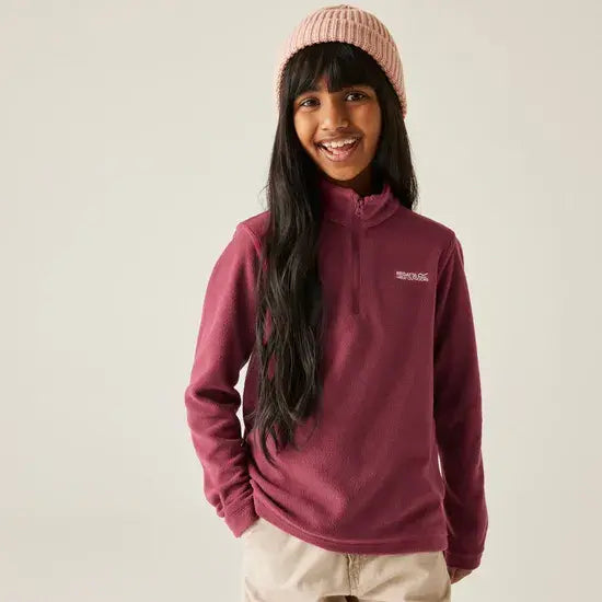 Regatta  Hot Shot Half Zip Fleece | Dark Pimiento RKA148