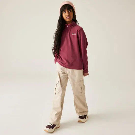Regatta  Hot Shot Half Zip Fleece | Dark Pimiento RKA148
