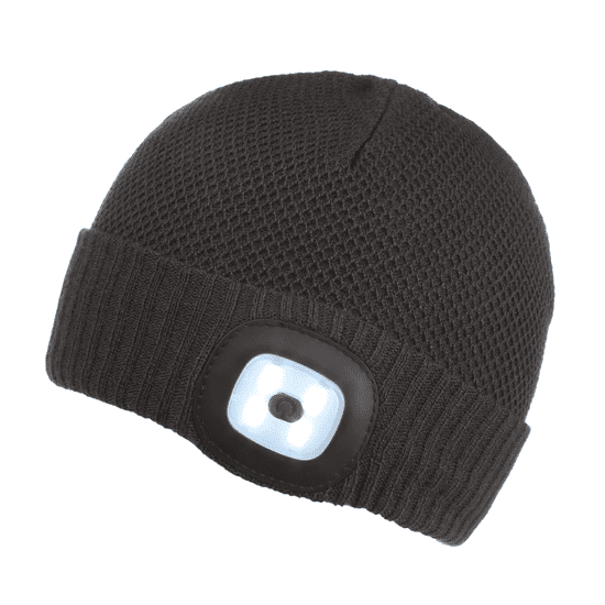 Regatta Kids' Brite Light Torch Beanie | Black  RKC239