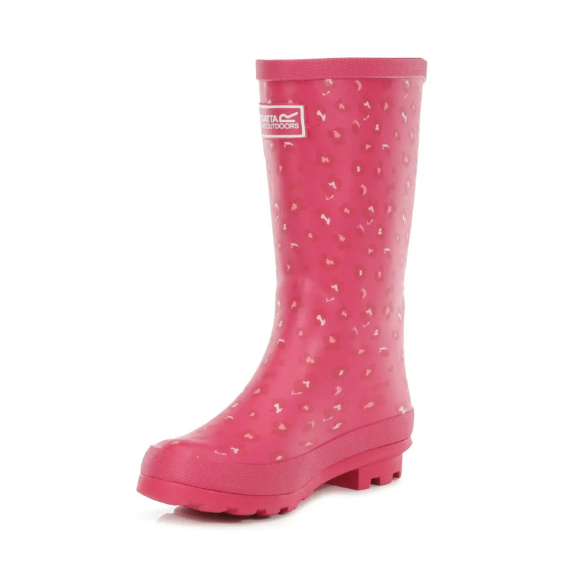 Regatta Kids' Fairweather Wellies | Cabaret Animal Print RKF598
