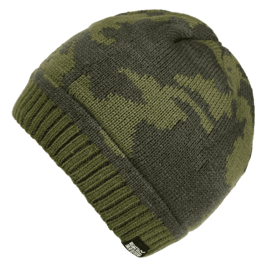 Regatta Kids' Tarley  Fleece Lined Knitted Hat    | Khaki  RKC197