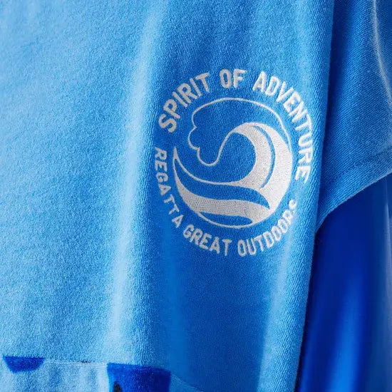 Regatta Kids Towel Robe | Blue RKM043