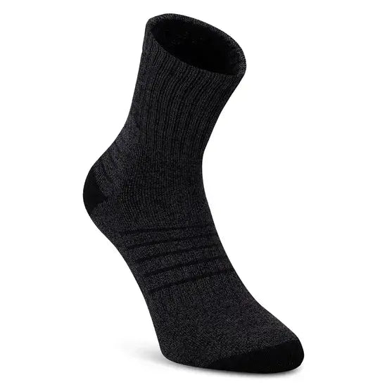 Regatta Ladies Bamboo 2 Pack Socks | Black /grey RWH061