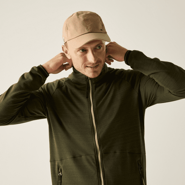 Regatta Malton Full Zip Fleece | Dark Khaki RMA678