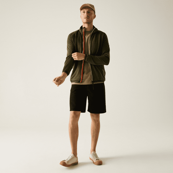 Regatta Malton Full Zip Fleece | Dark Khaki RMA678