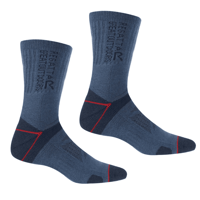 Regatta Men's Blister Protection II Socks Dark Denim RMH043