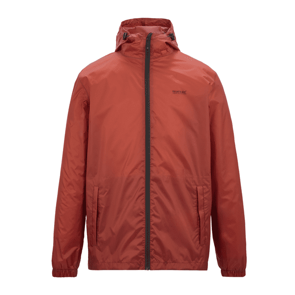 Regatta Men's Pack-It III Waterproof Jacket Brick RMW281