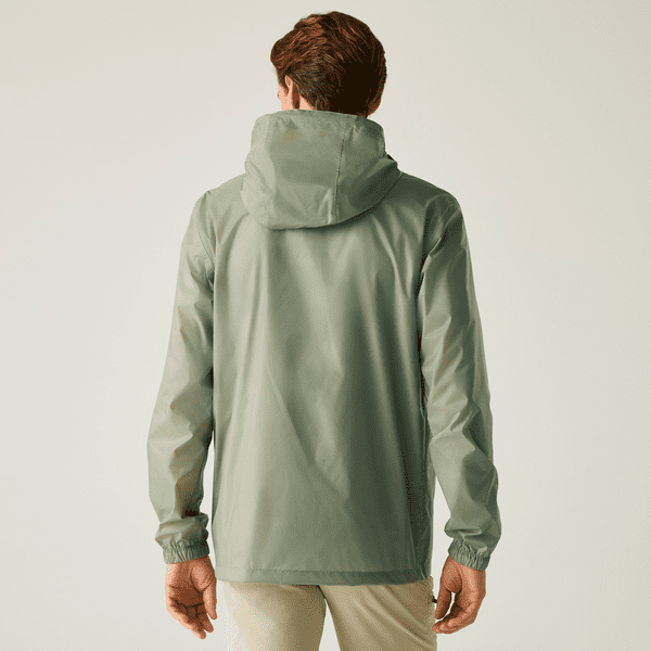 Regatta Men's Pack-It III Waterproof Jacket Light Sage RMW281