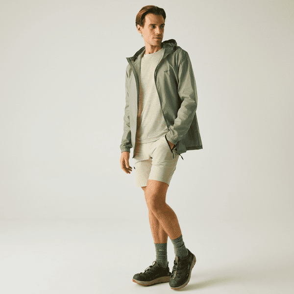 Regatta Men's Pack-It III Waterproof Jacket Light Sage RMW281