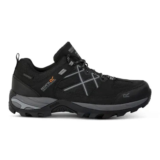 Regatta Men's Samaris III Low Walking Shoes | Black Granit RMF835