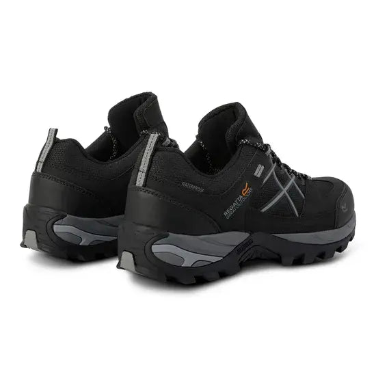 Regatta Men's Samaris III Low Walking Shoes | Black Granit RMF835