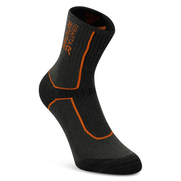 Regatta  Mens Merino Wool Hiker Sock| Khaki/Orange RMH062
