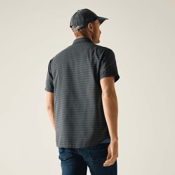 Regatta  Mindano Short Sleeve Shirt |  Dark Storm Print RMS228