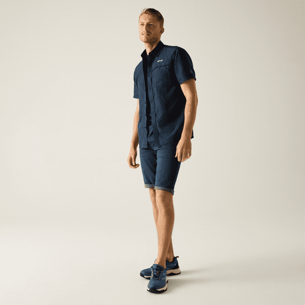 Regatta  Mindano Short Sleeve Shirt |  Night Sky Print RMS228