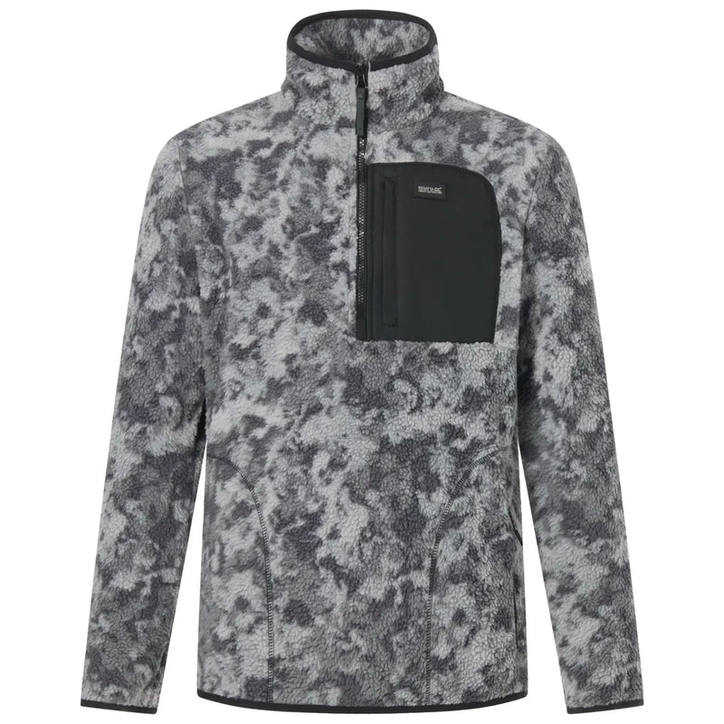 Regatta Frankie Borg Half Zip Fleece | Misty Grey RMA718